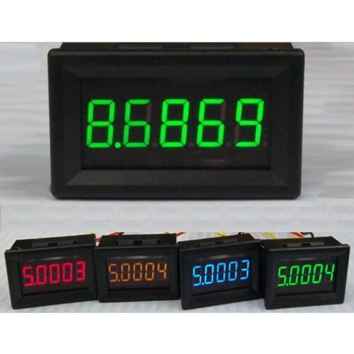 Mini Car LED Display Digital Voltmeter DC 4-30V 0.36" 5 Digit Voltage Detector Panel Meter Red 3 Wires High Accuracy 0-33.000V