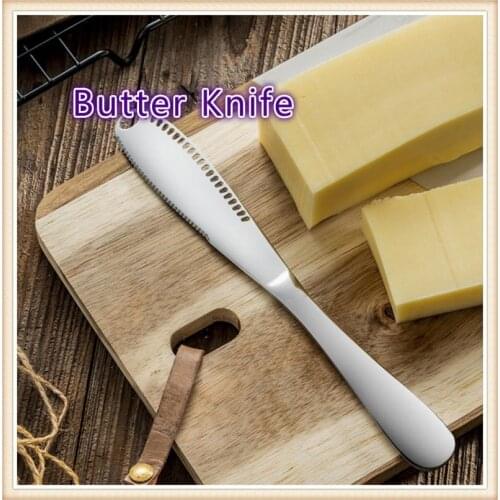 Multifunction Stainless Steel Butter Knife Cream Knife Western Bread Jam Knife Cream Baking Cutter Dessert Tool Kitchen Gadgets