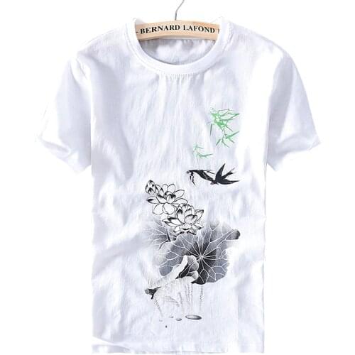 2020 New arrival short-sleeved traditional style brand t shirts men Italy white t-shirt for men casual t shirt male fashion
