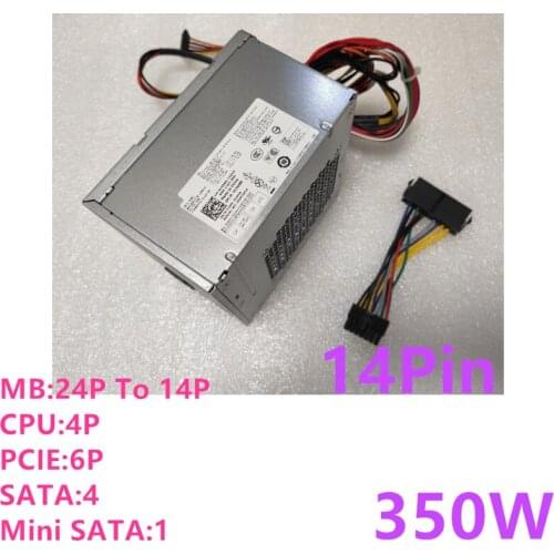 New Original PSU For Lenovo ATX 14Pin 350W Switching Power Supply