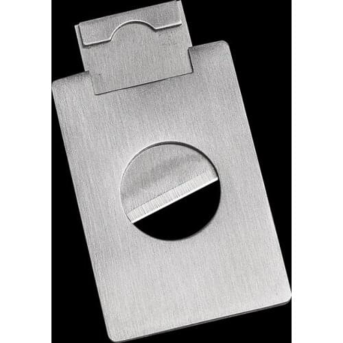 Cigar Cutter New Stainless Steel Metal Square Cutter Guillotine Cigar Scissors Gift