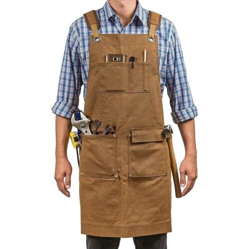 Thick canvas tool apron welding multi-purpose canvas carpenter apron