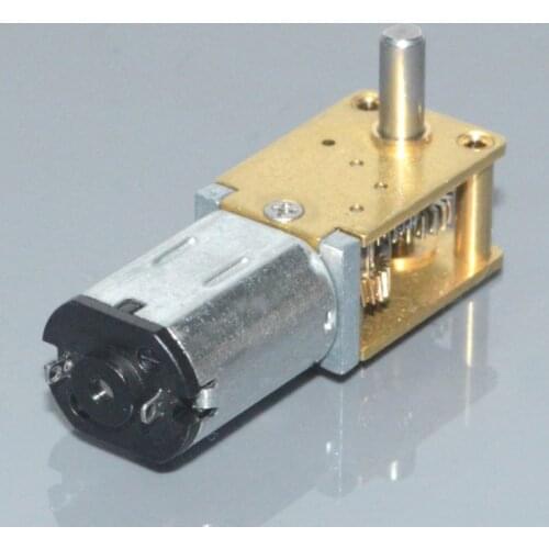 Tacy N20 Reduction Motor, DC 12V Worm Motor with Metal Gearbox Motor for DIY Engine Toy