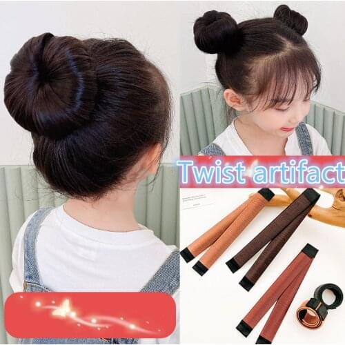 HigoodChildren balls go apparatus curl treasure applauded buds head turn a hair lazy twist artifact ornaments headdress female