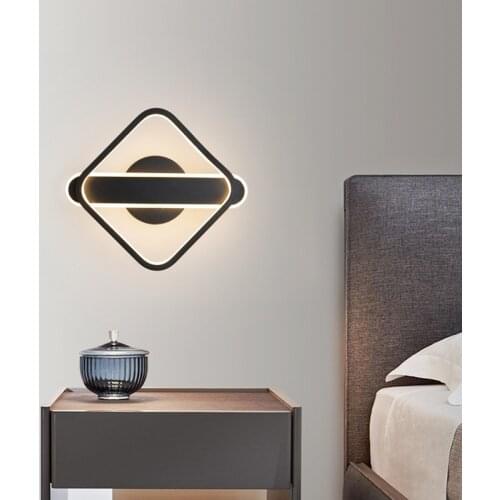 Modern led glass ball luminaria nicho de parede wall lights espelho beside lamp