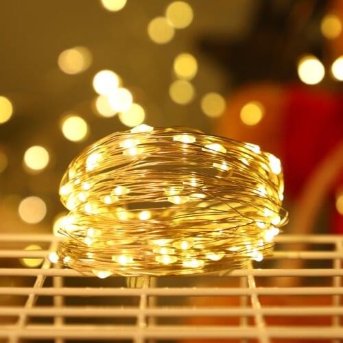 1-10M LED String Lights Garland New Year 2022 Christmas Decorations for Home Navidad 2021 Christmas Tree Decorations Ornaments