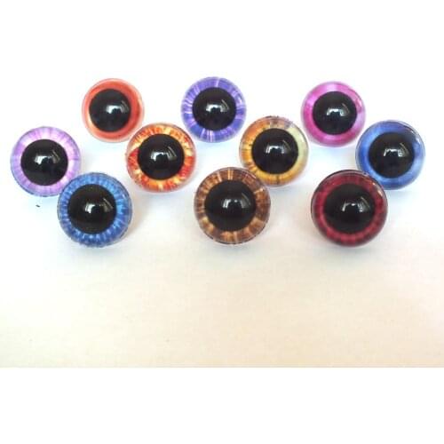 10color mixed color glitter eyes/safety toy eyes with washer For Plush Bear Stuffed Toys Animal Puppet Dolls