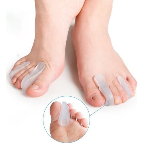 16Pcs Silicone Gel Toe Separator Soft Thumb Bunion Overlapping Correcttor Pain Relief Foot Care Tool Support Pedicura Health