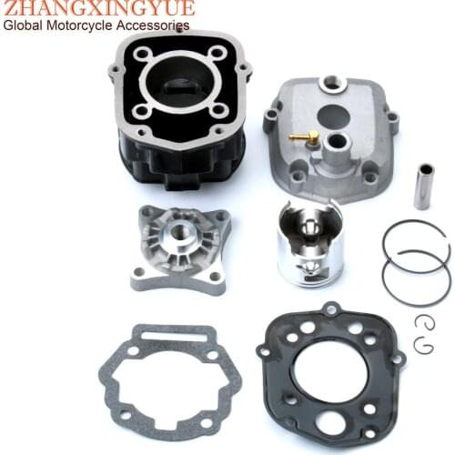 47mm 70cc Big Bore Cylinder Kit & Head for Aprilia RS4 RS RX SX SM 50cc D50B0 2-Stroke Motorcycle