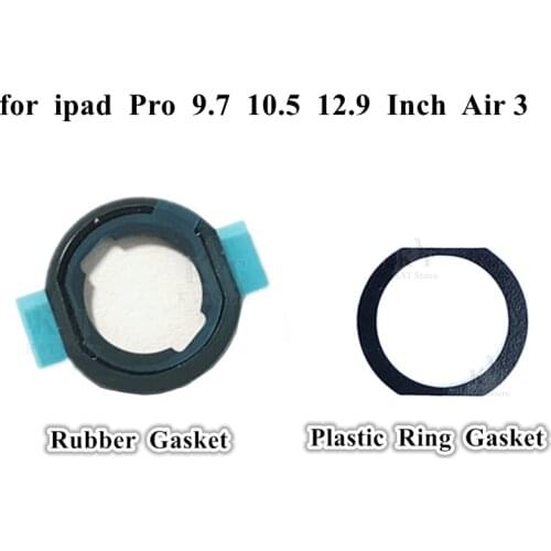 5Pcs Home Button Rubber Gasket for ipad Pro 9.7 10.5 12.9 1st 2nd 3rd Gen Air 3 Home Button Plastic Ring Gasket Replacement Part