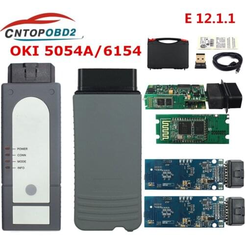Original OKI 5054A With Bluetooth AMB2300 5054A V5.1.6 Full Chip 6154 WIFI UDS 7.1.1 For V Group OBD2 Car Diagnostic Tool 6154a