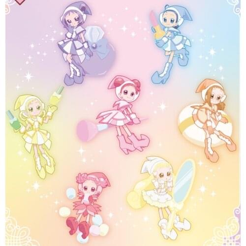 Anime Magical DoReMi Harukaze Doremi Fujiwara Hazuki Acrylic Keychain School Bag Charm Pendant Keyring Cartoon Decor Ornaments
