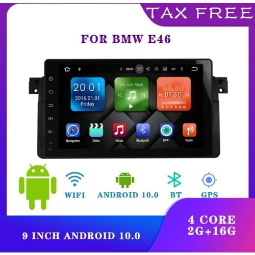 For Bmw E46 2G+16G Android Car Multimedia Player Car Stereo Navigation Android Gps Usb Fm Bluetooth Car Electronic Accessories