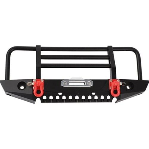 ​ Bumper w/ Tow Hook Metal Front for 1/10 TRAXXAS TRX-4 SCX10 90046 Upgrade Parts