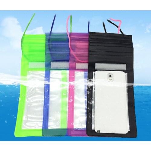 Aquatic Sport Case Cover Sealing Mobile Phone Pack Money Personal Belongings Bag Clear Sea Waterproof Pouch For Fishing Outdoor