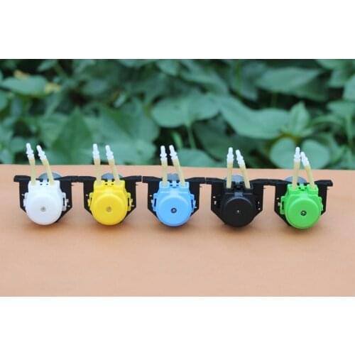 12V colour dosing pump peristaltic pump with motor and tube for Aquarium Lab Analytical water tubing hose pump free shipping