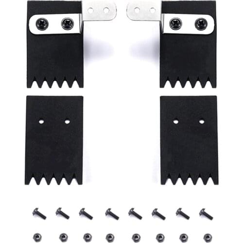 For WPL D12 1/10 RC Truck Car Upgrade Parts Rubber Front and Rear Fenders Mud Flaps Accessories