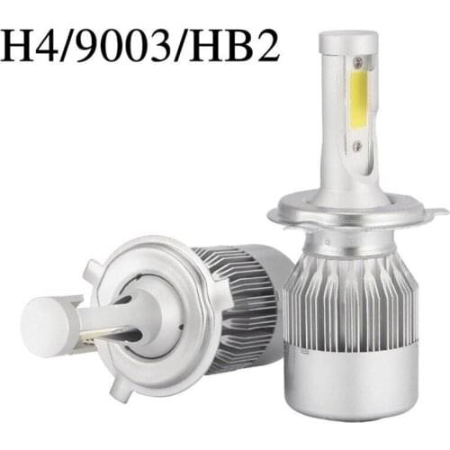 2PCS/lot COB H4/HB2/9003 10800LM 36W LED Car Headlight Kit Hi/Lo Turbo Light Bulbs 6000K