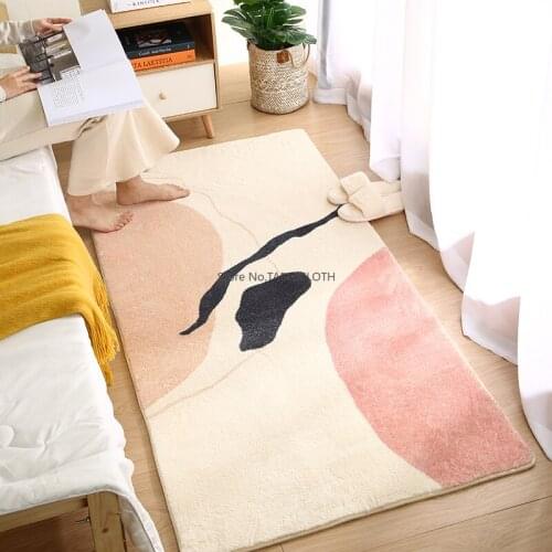 Carpet In Front of The Bed, Bedroom Bedside Blanket, Long Strip of Simple and Modern Thickening Room Mats, Full Customization