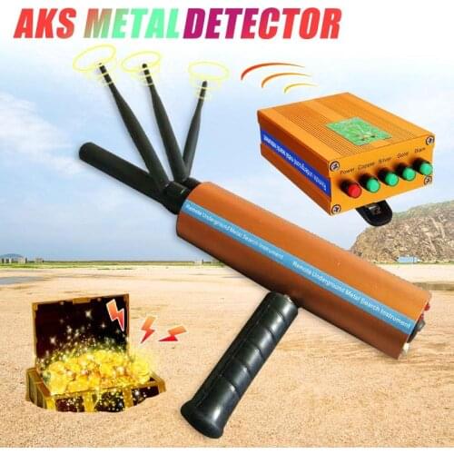 AKS Metal Detector Enhanced Signal Remote Positioning Handhold 3D Underground Metal Finder Gold Gems Diamond Detector