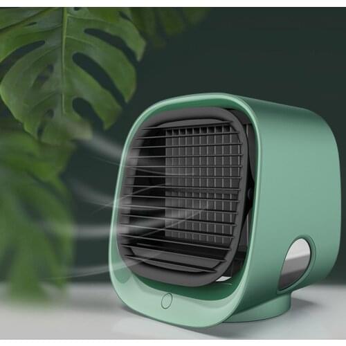 Air Cooler Fan USB Mini Portable Air Conditioner Easy Air Cooler Fan Desktop Personal Space Air Cooling Fan For Room Office