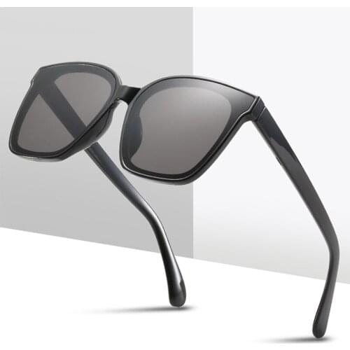 Fashion Square Sunglasses Vintage Oversized Women Brand Designer Luxury Black Frame Sun Glasses for Women Female UV400 Shades