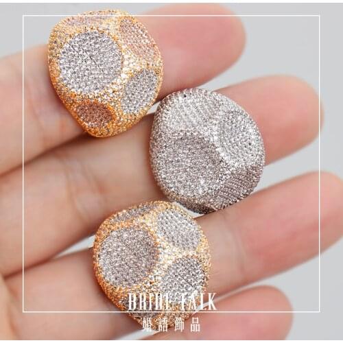 Bride Talk Famous Jewelry Brand Women Finger Ring Cubic Zirconia Romantic Wedding Bridal Rings Jewelry High Quality Best Gift