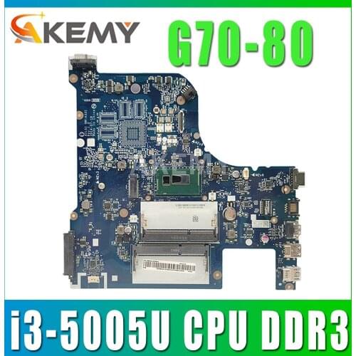 NM-A331 is suitable for Lenovo G70-70 G70-80 Z70-80 notebook motherboard CPU i3-5005U DDR3 100% test work