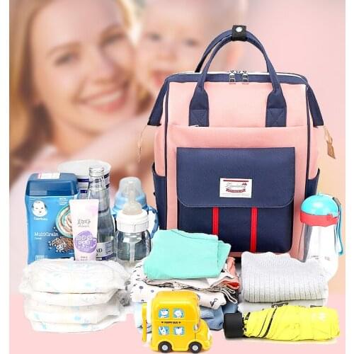 2019 new mummy bag mother and baby backpack backpack female treasure mom out backpack pregnant mom bag