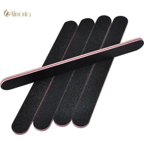 5pcs/lot Nail Art Files 100/180 Nail Buffer Sandpaper Disposable Nail Files Lime A Ongle Available Manicure Pedicure Nail Tools