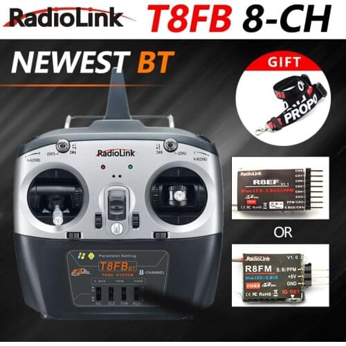 RadioLink T8FB 2.4GHz 8ch Transmitter Combo Remote Control Compitible with for RCRC Helicopter DIY RC D Quadcopter Plane