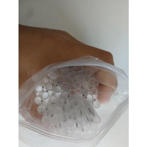 1000pcs /Lot fiber optic tube 6.0 * 5.5mm fiber optic cable protector FTTH heat shrinkable joint protective sleeve, used for cab