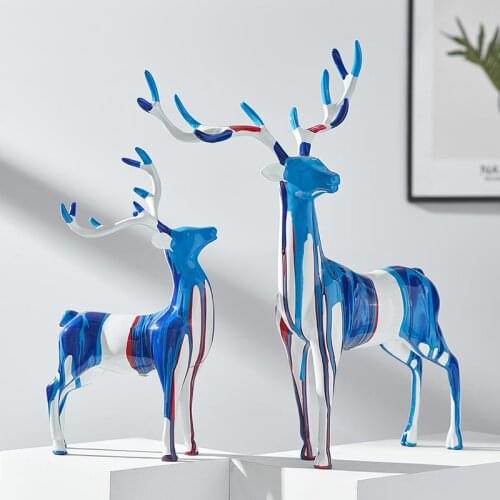 Bullish and luxurious cattle ornaments living room porch home decoration wine cabinet TV cabinet office desktop furnishings