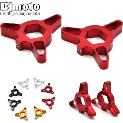 2Pcs Universal CNC Aluminum Motorcycle 14mm 17mm 19mm 22mm Fork Preload Adjusters For Kawasaki Yamaha For Suzuki Honda Ducati