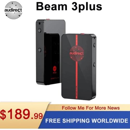 Hilidac Audirect Beam 3plus MQA DAC Headphone Amplifier ES9281AC Bluetooth Support sbc/aac/aptx/aptx-HD/LDAC with 3.5mm/4.4mm