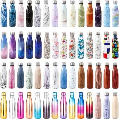 500ML304 stainless steel vacuum flask, outdoor sports Coke cup, stainless steel double wall water bottle, can be customized and