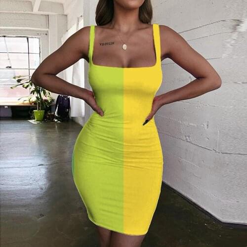 Giyu Brand Colorful Dress Women Wire Vestido Sexy Pattern Ladies Dresses Rainbow 3d Print Womens Clothing Party New Boho Fashion