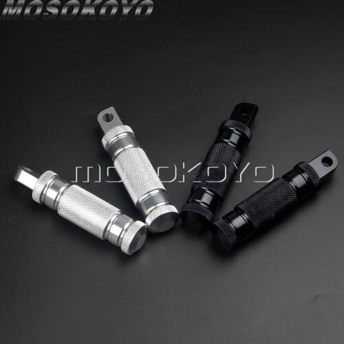 1 Pair Motorcycle Footpeg Male Mount Footrest Foot Pedal for Harley Sportster XL 883 1200 Touring Dyna Fat Boy