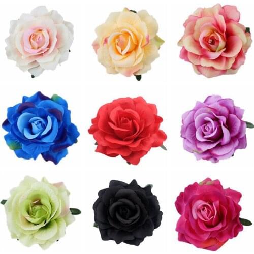 20pcs 11cm Artificial Roses Flower Head for Christmas Wedding Birthday Party Decoration DIY Rose Bear Flower Wall Fake Flowers