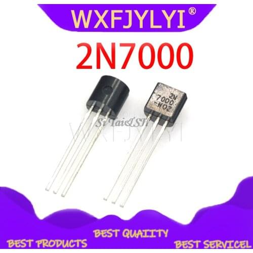 20PCS 2N7000 TO92 Small Signal MOSFET 200 mAmps, 60 Volts N-Channel TO-92 Original and new