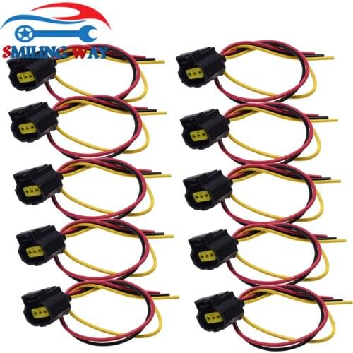 3 pins Sensor Alternator Sensor Valve Connector Wire Harness Wiring Pigtail Plug For Cadillac Chevrolet Ford Mazda Saab PONTIAC