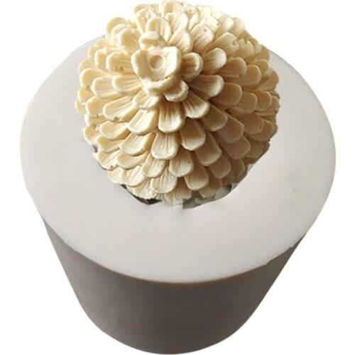 3D Pine Cones Christmas Tree Silicone Candle Soap Mould Mold Silicone Molds For Candle Making Chocolate Cake Decoration Tool #CO