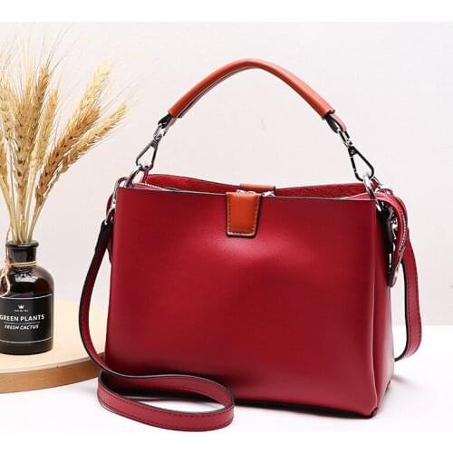 Brand Bag Crossbody Famous Women Summer Vintage Ladies Leather Handbags High Capacity Office Party Shoulder Sling Bag Female