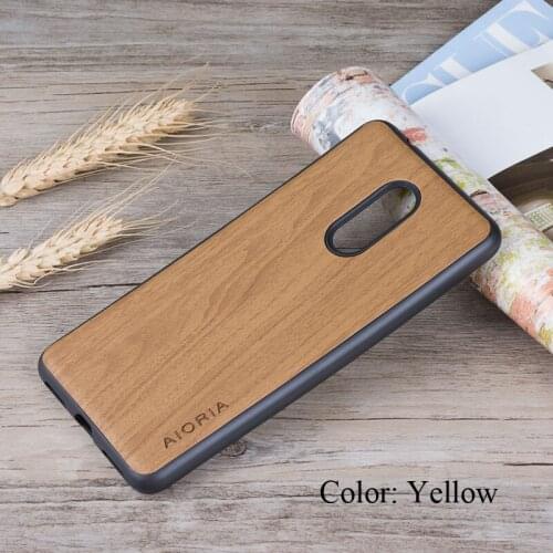 Case for Xiaomi Redmi 5 Plus funda wood pattern leather skin with soft silicone phone cover for xiaomi redmi 5 plus case coque