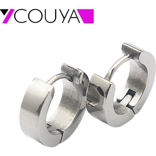COUYA Jewelry Earrings Excellent Gorgeous Gold Earrings for Women Men Party Classic Trendy Black Earring Bijoux E10012
