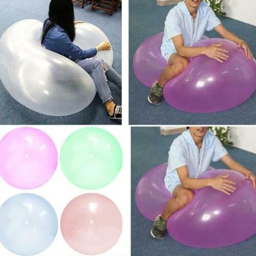 Kids Bubble Ball Balloon Outdoor Inflatable Ball Games Toys Soft Air Water Filled Bubble Ball Blow Up Balloon Toy