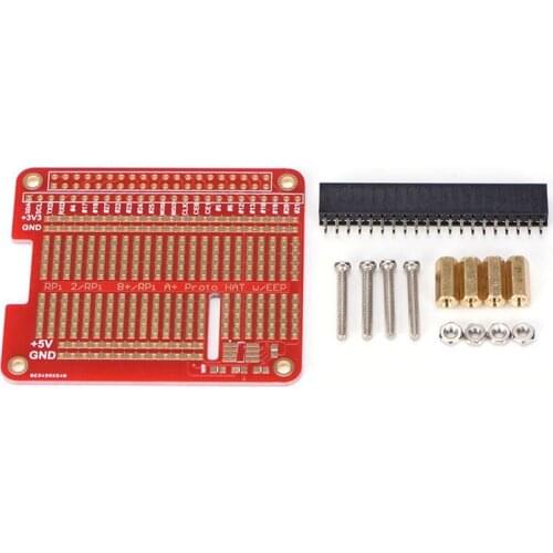 DIY Proto HAT Shield for Raspberry Pi 3 and Raspberry Pi 2 Model B / B+ / A+ KB