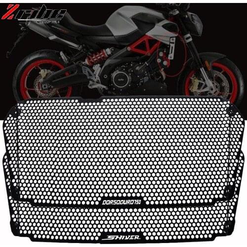 Motorcycle Radiator Guard Protector Grille Grill Cover Protection For Aprilia Shiver 900 Shiver SL750 Dorsoduro 750 2008-2018