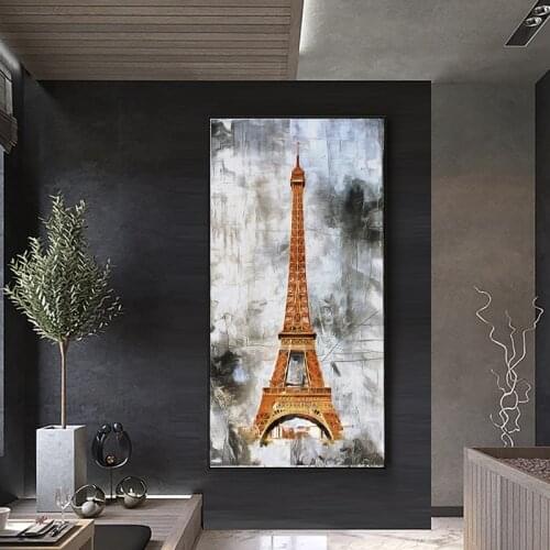 Paris Photography Iron Tower Photo Canvas Painting Watercolor Printing Art Poster Gallery for Home Decor Mural Cuadros