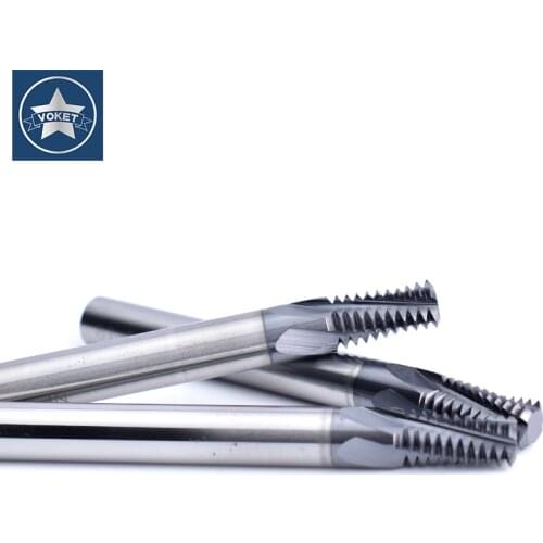 CNC 60 Degree Tungsten Steel NPT American Taper Pipe Thread Milling Cutters 1/16 1/8 1/4 3/8 1/2 3/4-27 18 14 mills mill 1"-11.5